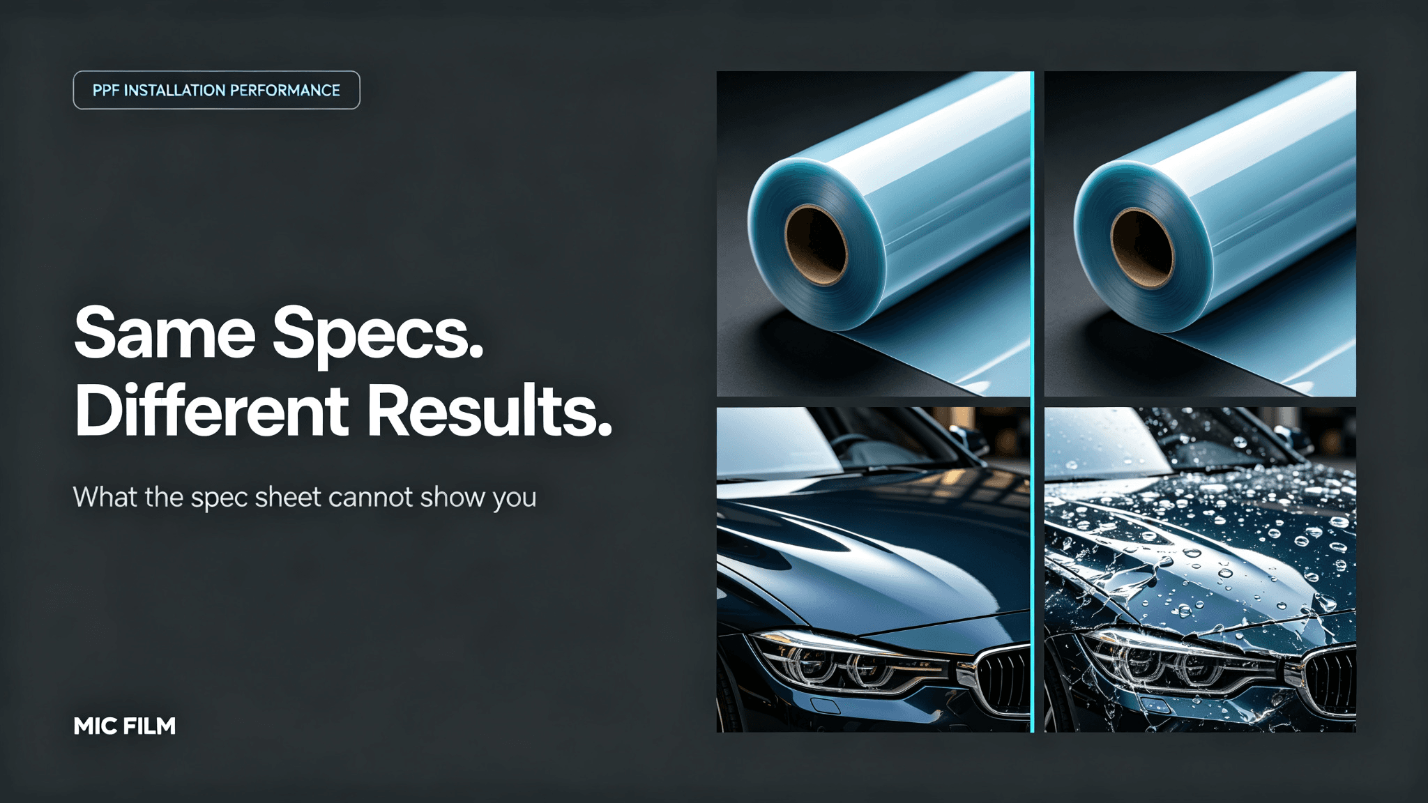 Why Can Two PPF Rolls with the Same Specs Install So Differently?