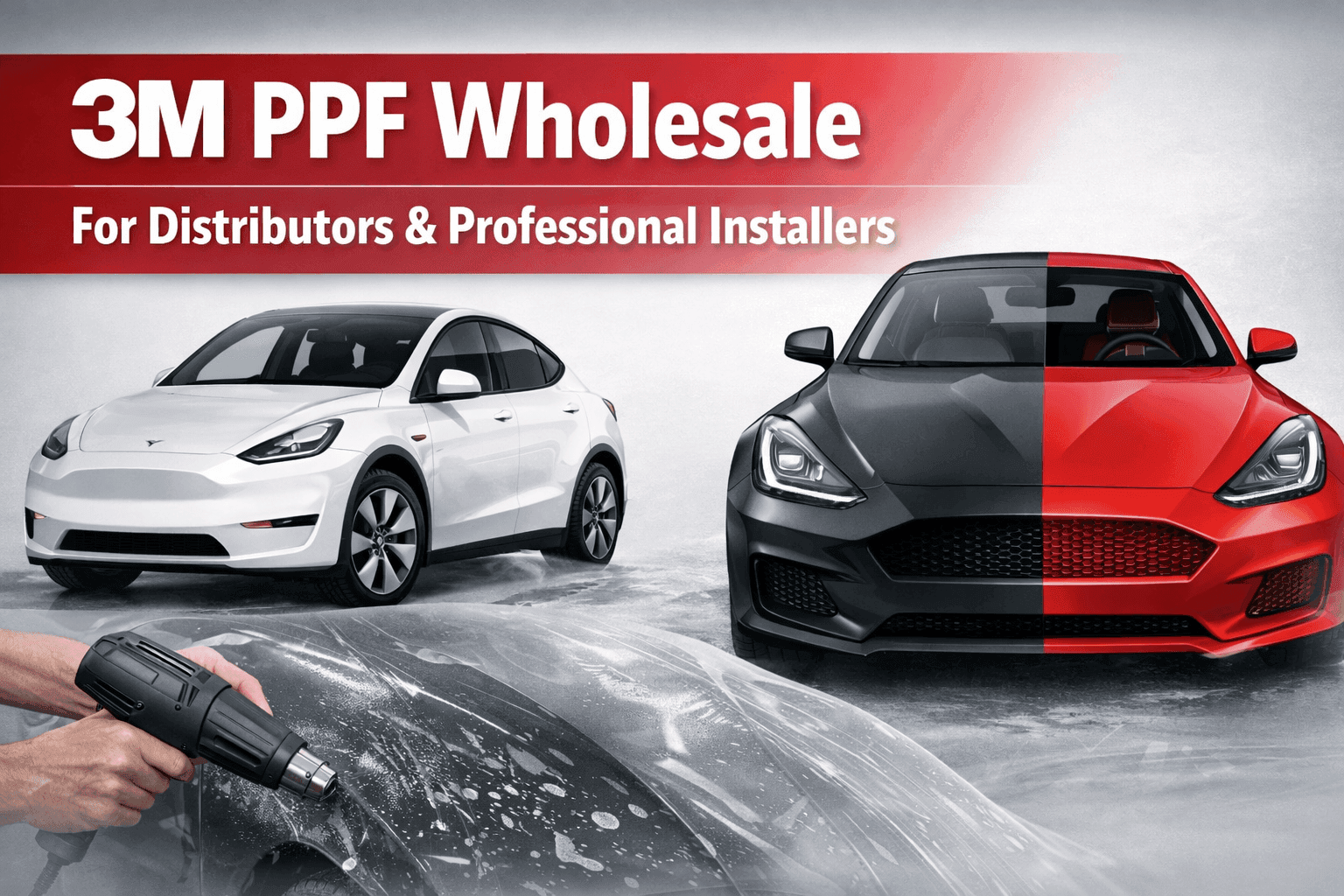 دليل 3M لبيع الجملة لفيلم حماية الطلاء لموزعي وفنيي PPF