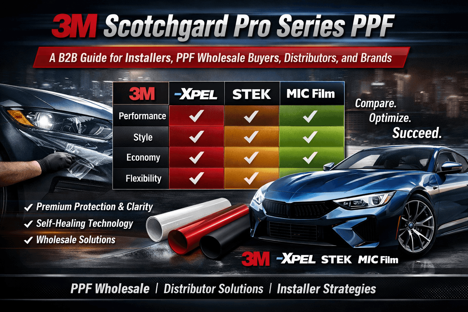 3M Scotchgard Pro Series PPF: Wholesale & Installer Guide for Distributors and Brands