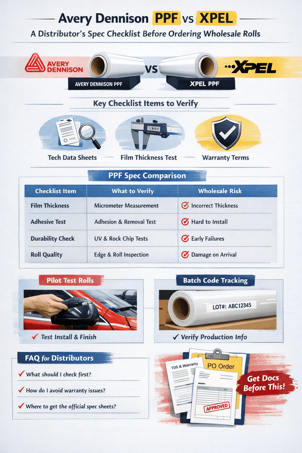 Avery Dennison PPF vs. XPEL - Die Checkliste eines Händlers